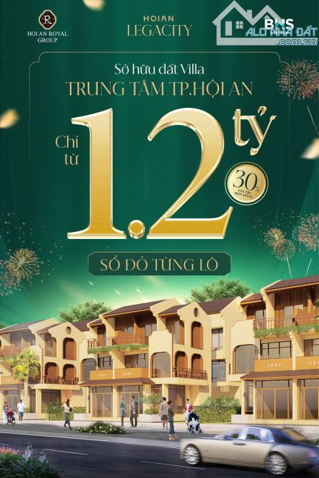 Booking chỉ 30 triệu có ngay vị trí đẹp nhất dự án HOIAN LEGACITY,ưu đãi giảm ngay 5% - 6