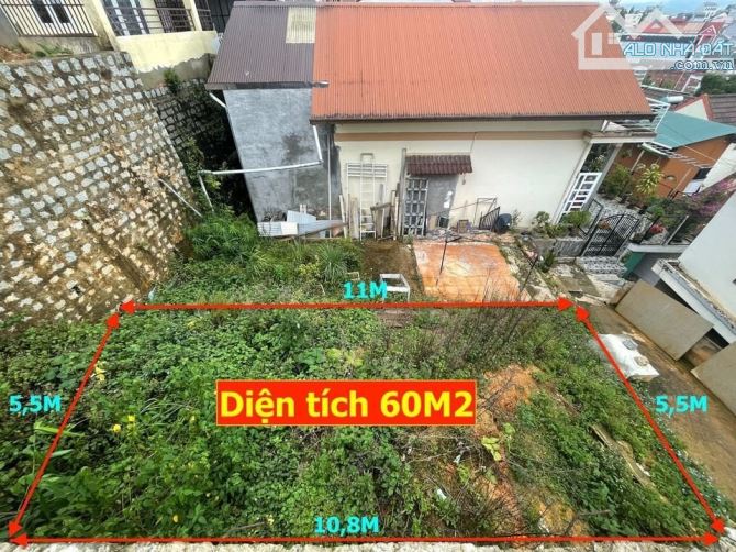 BÁN LỖ - 60m2 - ĐẤT TRUNG TÂM ĐÀ LẠT CHỈ CÒN 2,4 TỶ