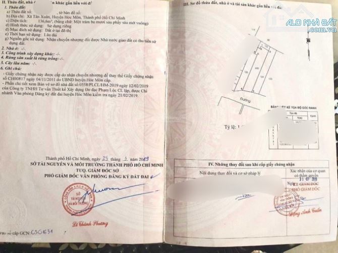 Nhà 136m2 SHR cần bán, tại Đ, Tân Xuân 6, Hóc Môn, 720tr Còn Bớt Lộc - 5