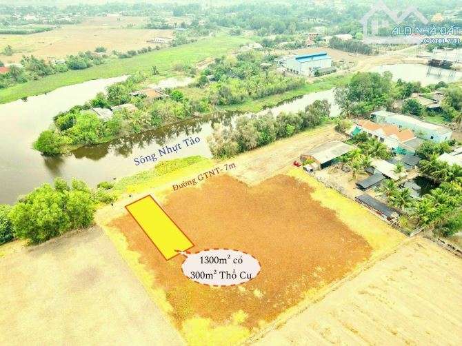 Siêu phẩm, 1300m2 có 300m2 đất thổ view Sông Nhựt Tảo, 1.7 tỷ - 6