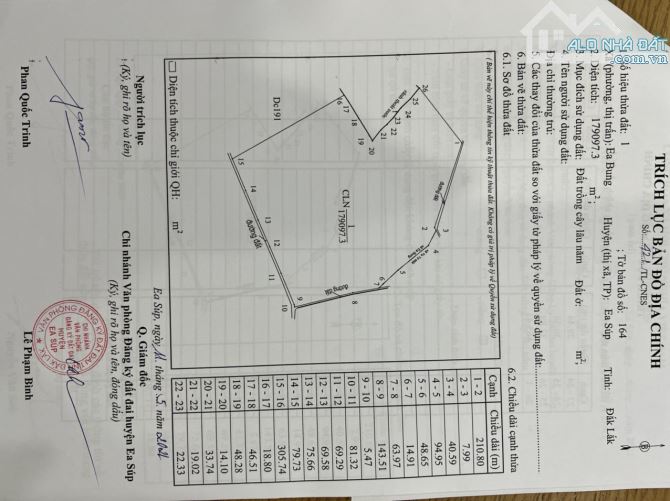 Gia Đình Cần Bán Gấp 60Ha Ở Ea Bung, Ea Súp, Đắk Lắk 60ha đất CLN - 3