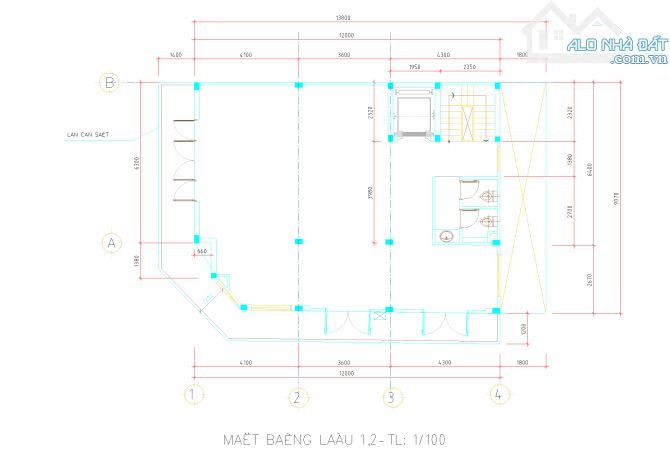 Cho thuê nhà 2 MT Lê Thúc Hoạch đối diện trường Trần Phú, Quận Tân Phú, 344m2, mới tinh - 1