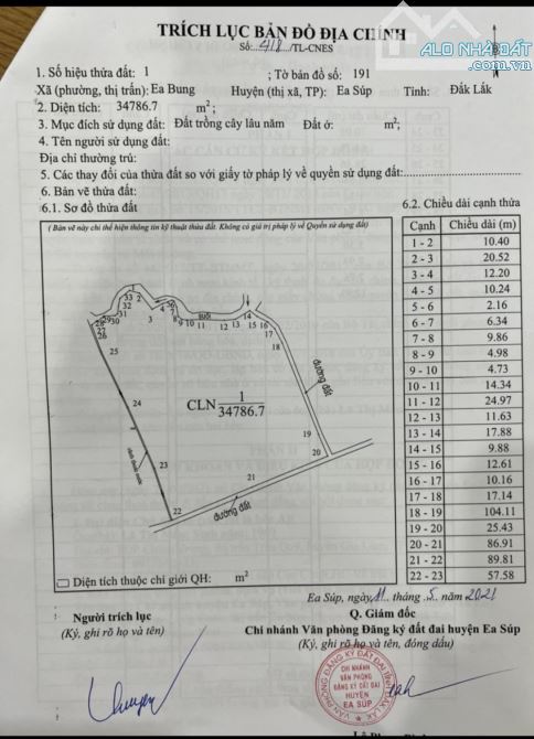 Gia Đình Cần Bán Gấp 60Ha Ở Ea Bung, Ea Súp, Đắk Lắk 60ha đất CLN - 7