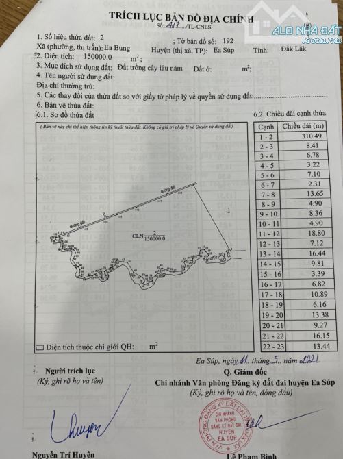 Gia Đình Cần Bán Gấp 60Ha Ở Ea Bung, Ea Súp, Đắk Lắk 60ha đất CLN - 8