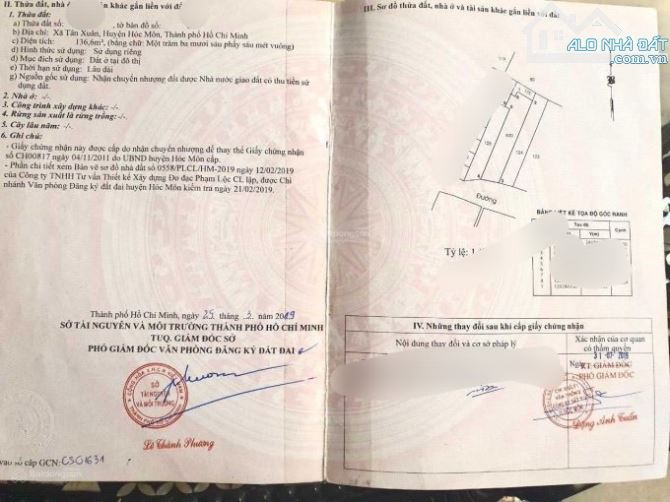 Nhà 136m2 SHR cần bán, tại Đ, Tân Xuân 6, Hóc Môn, 720tr Còn Bớt Lộc - 6
