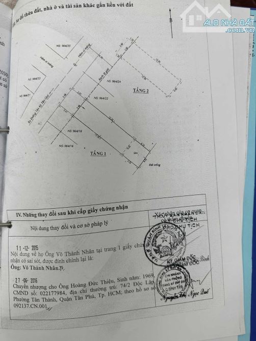 Bán nhà 2 mặt tiền giá 7.6 tỷ. Bhh. Bình tân - 9