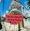 cần bán nhà góc 2 mặt tiền hẻm ô tô đường Hồ Xuân Hương-Phường Phước Hòa- Nha Trang 3,7 tỷ