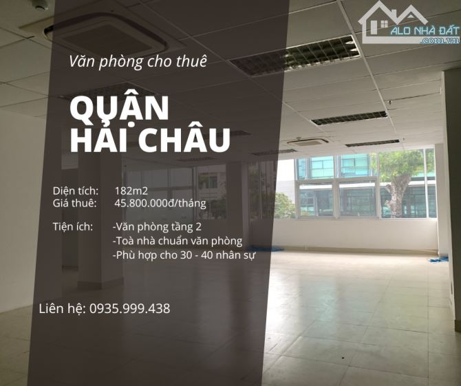 Ưu đãi mới sau Lễ, chỉ còn 252.000đ/m2 toà nhà đường Quang Trung, LH: OFFICE DANANG