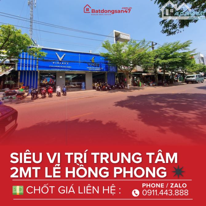 💥850M2 NHÀ MTKD ĐẮC ĐỊA LÊ HỒNG PHONG VỚI HĐT 94 TRIỆU/ THÁNG