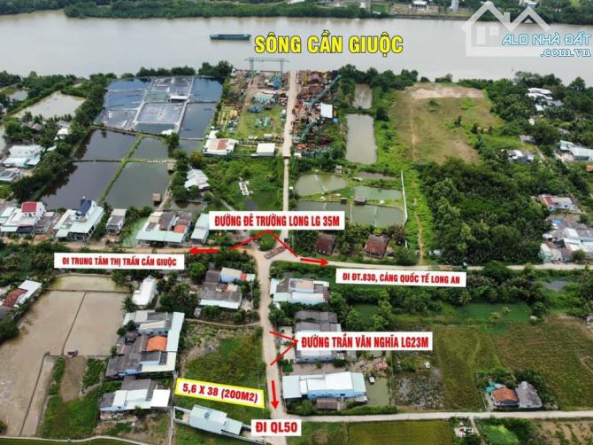 Cần bán 200m2 full thổ,  mặt tiền đường xe tải chạy, khu đông dân cư, shr, giá rẻ - 2
