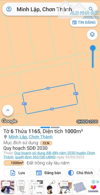 VƯỜN SẦU 4 NĂM TUỔI 1000M GIÁ CHỈ 390TR MINH LẬP, CHƠN THÀNH