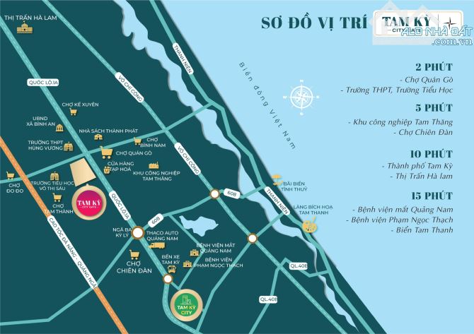 Tài chính 1 tỷ có ngay mua đất sát Đà Nẵng, diện tích 100m2, sổ hồng có sẳn - 1