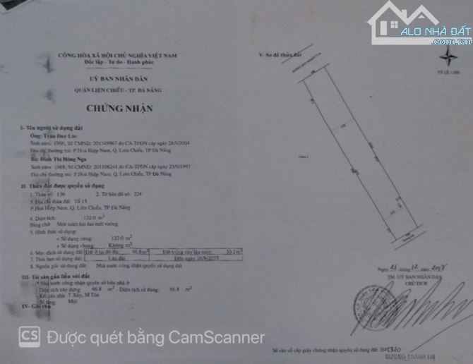 Bán 2 nhà gác lửng đấu lưng, diện tích 122 m2, Xuân Thiều 11 - 3