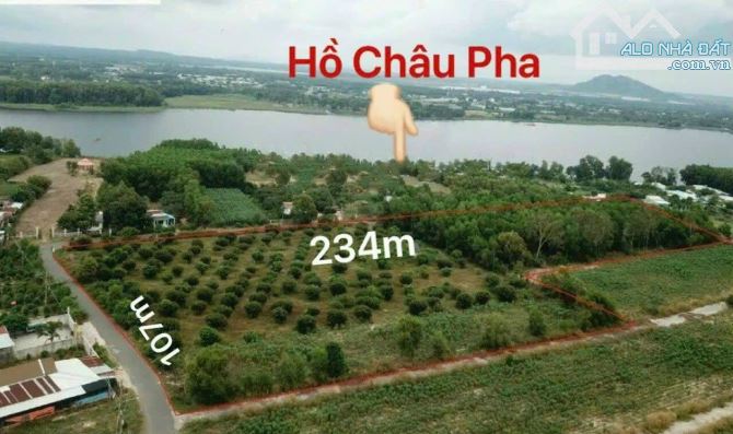 Đất view trực diện hồ Châu Pha, từ 4tr/m2 - 2