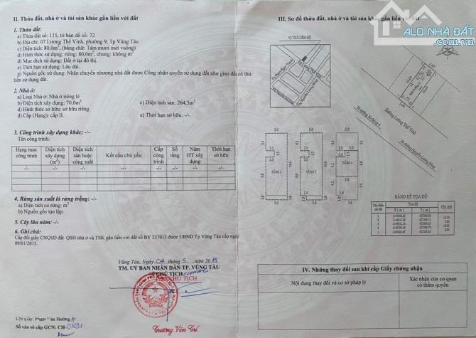 Bán căn nhà mặt tiền Lương Thế Vinh, Vị trí đắc địa kinh doanh buôn bán, Giá 12.5 tỉ