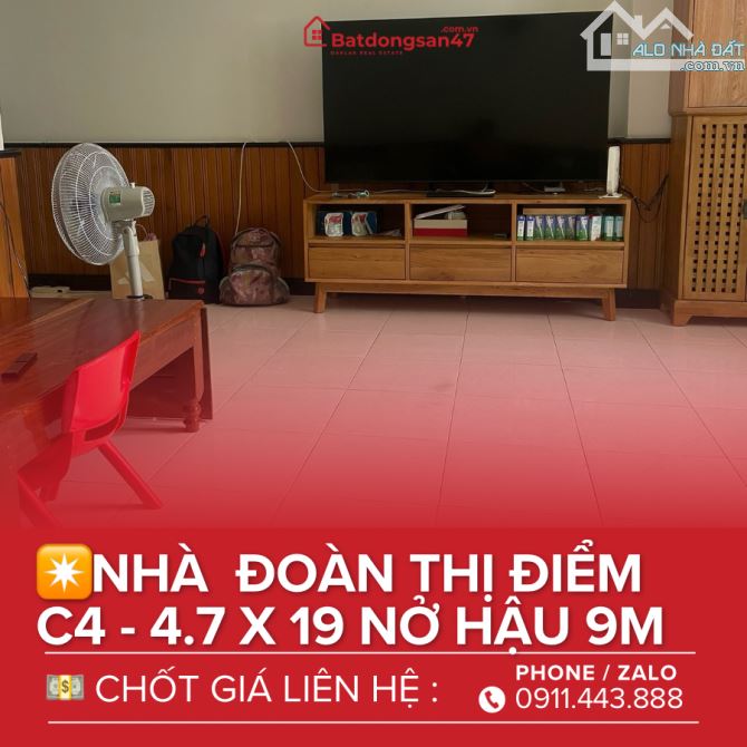 💥BÁN CĂN NHÀ C4 MT ĐOÀN THỊ ĐIỂM TRUNG TÂM PHỐ