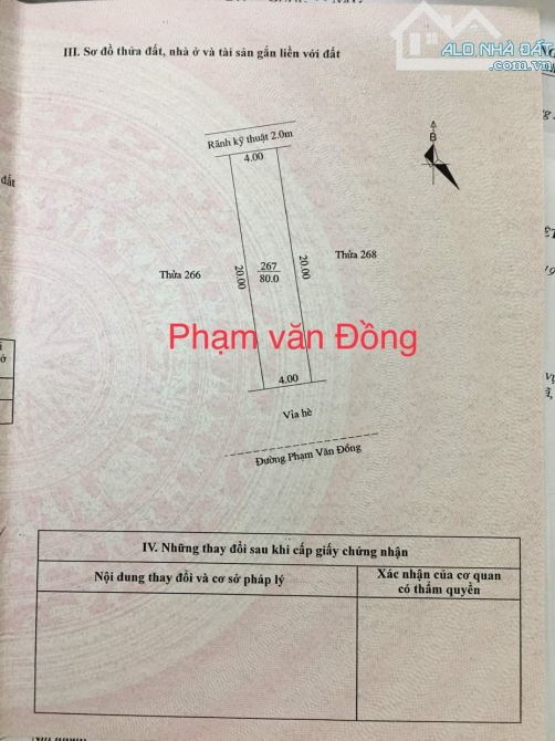 Bán lô đất mặt phố Phạm Văn Đồng, đoạn gần ngã tư giao với Hoàng Quốc Việt - 1