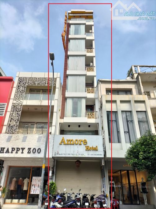Cho thuê khách sạn số 86 Nguyễn Trãi Quận 1, DT: 4x22m, Hầm + 7 lầu + 14 phòng