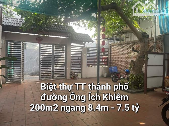 Biệt thự 200m2 kiệt oto Ông Ích Khiêm