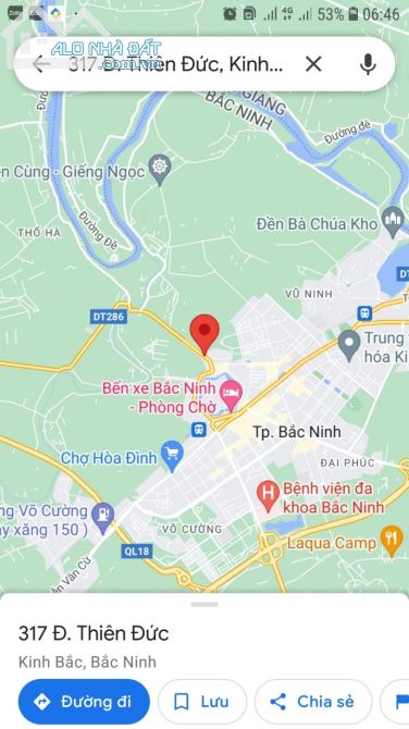 Cần bán nhà cấp 4 Số 317 Đường Thiên Đức, Phường Vệ An, Thành phố Bắc Ninh, tỉnh Bắc Ninh