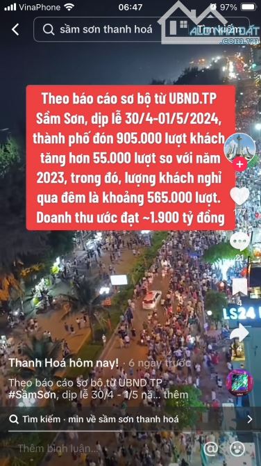 💥💥💥Bán Nhanh Khách Sạn 2 Mặt Tiền,Diện Tích 290m2, Đường Hồ Xuân Hương,TP Sầm Sơn - 4