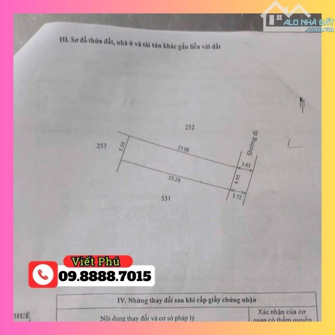 Bán Đất Kiệt ô tô An Lưu, Phú Mỹ - Cách Tỉnh Lộ 10 chỉ 100m. Giá 1,2x tỷ - 2