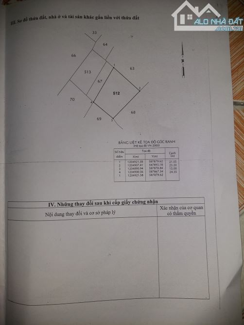 Bán lô đất lớn 712m2 , Vuông Vức , Xã tân thới Nhì , Gần khu VinGroup Hóc Môn 1 Tỷ 890 - 2