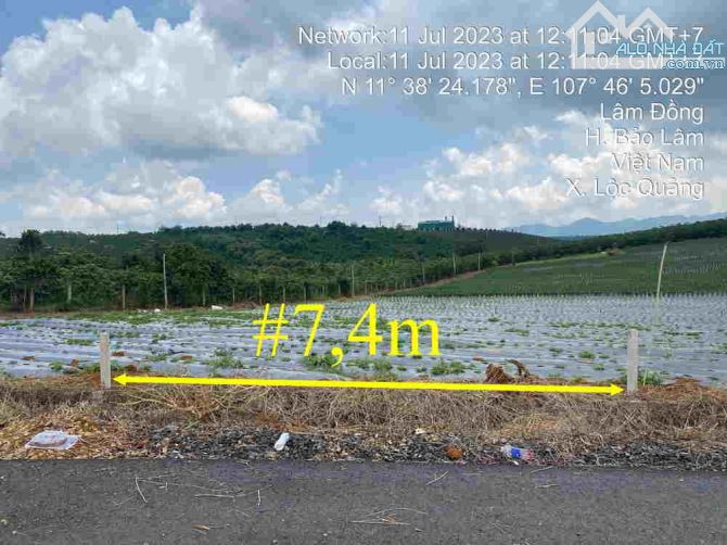 1 tỷ 080 mà có ngay lô đất mặt tiền đường Nguyễn Huệ lộ giới 24 mét, thuận tiện về Bảo Lộc - 3