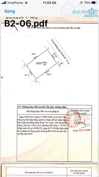 Đất biển Cửa Đại cách biển vài bước chân - 4