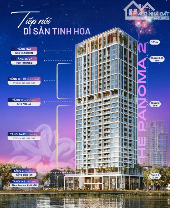 Hàng hiếm căn hộ 1BR+1 Panoma 2 trực diện sông Hàn giá rẻ hơn giỏ hàng CĐT 400 triệu sở hữ - 5
