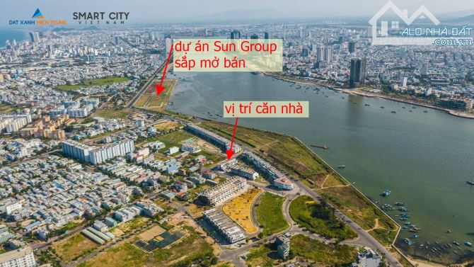 Chỉ 1 căn Shophouse 2 mặt tiền duy nhất KDT Marina Complex view sông Hàn, ngang dài 20m