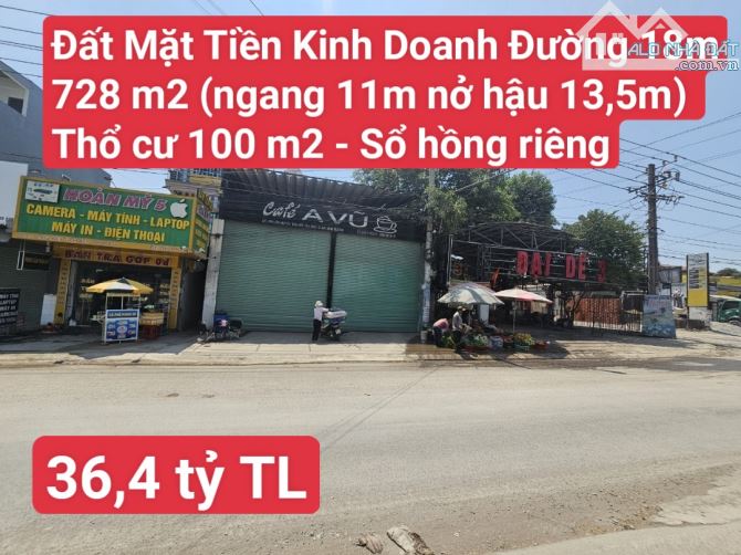 🆘 Đất mặt tiền kinh doanh đường Liên Huyện , P. Tân Bình, Tp. Dĩ An