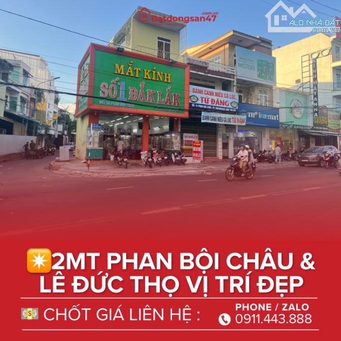 💥BÁN GÓC 2 MT PHAN BỘI CHÂU ĐANG CÓ THU NHẬP 50 TRIỆU / THÁNG - 1