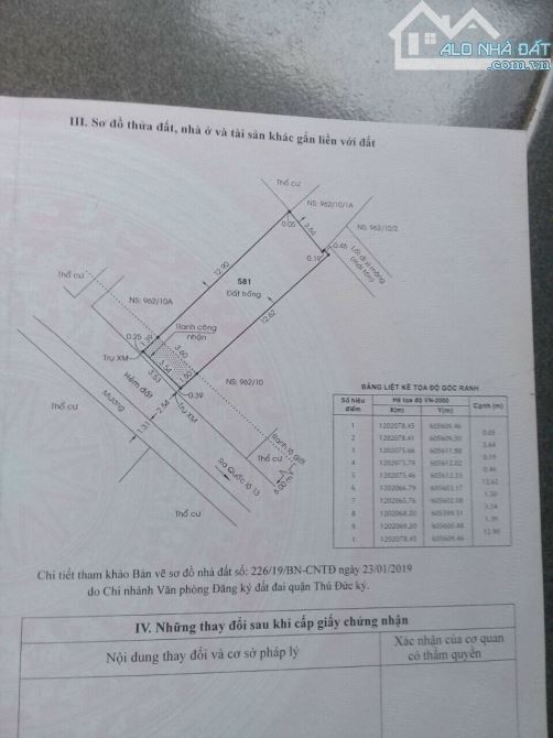 Gấp chỉ 3,25 tỷ lô đất hẻm xe hơi cách đường quốc lộ 13 chỉ 40m, ngay ngã tư Bình Phước - 3