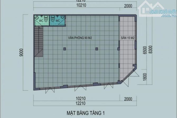 Cho thuê Liên Kề Việt Hưng - Long Biên nhà 2 tầng ~180m2 DTSD, mặt tiền 12m, đường 3 ôtô t - 1