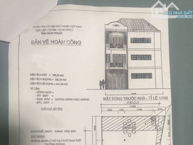 NHÀ THUÊ DIỆN TÍCH 462M2 MẶT TIỀN HUỲNH THÚC KHÁNG, PHAN THIẾT - 1