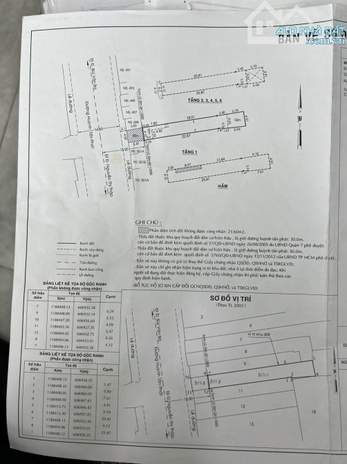 Tòa nhà mặt tiền huỳnh tấn phát, quận 7 - DT 4.1x40m - Hầm trệt 6 lầu, có thang máy,HẠ giá - 2