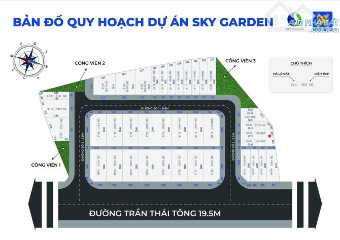 BÁN NHÀ 3 TẦNG DỰ ÁN SKY GARDEN TRẦN THÁI TÔNG, THUỶ XUÂN, TP HUẾ - 4