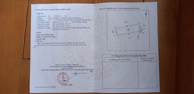 Bán lô đất trống xóm 12 Nghi Phú, tp. Vinh. Cách Sở Tài nguyên và Môi trường mới 100m - 5