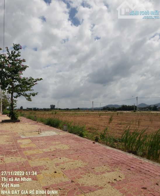 Bán Đất Khu Phố An Hòa, Nhơn Khánh, Tx An Nhơn DT 120m2  Giá 750 triệu - 2