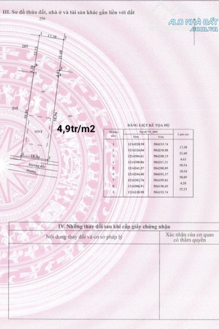 Chủ gửi bán đất 1.543m2 có sẵn 300m2 thổ cư đường ô tô gần Trần Văn Chẩm, xã Phước Vĩnh An - 3