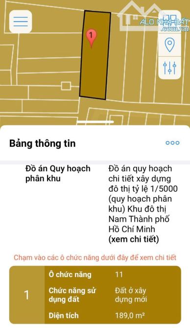 Bán miếng đất (có nhà cấp 4) QL50 Bình Hưng,Bình Chánh. Giá 1.55 tỷ TL - 4