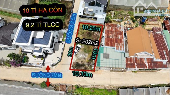 🏆Bán đất có 2 mặt tiền đường Nam Hồ diện tích 202m2 giá 8,5 tỷ