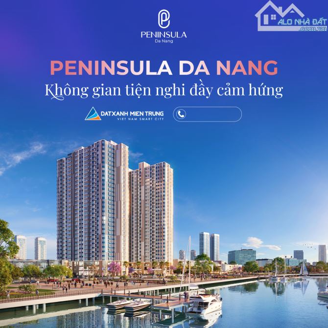 PENINSULA DA NANG - Căn hộ view sông Hàn 4 mặt tiền sở hữu lâu dài - Chiết khấu tới 12%