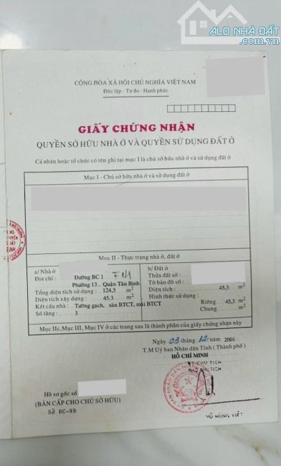 Bán Nhà 2 Mặt Tiền Bàu Cát 1 DT:5x10 Ngay Đồng Đen-Khu Vip Bàu Cát Đôi chỉ 12,6 tỷ - 2