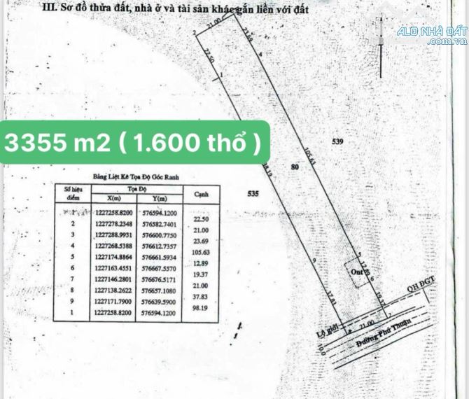Cần bán lô đất 3.335m2 có sẵn 1.600m2 thổ cư mặt tiền đường Phú Thuận, xã Phú Mỹ Hưng - 5