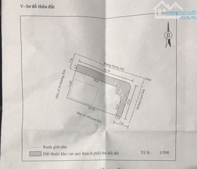 Cho thuê nhà lô góc mặt tiền đường Lam Sơn và Hương Sơn rộng 450m2 ngang 27m - 5