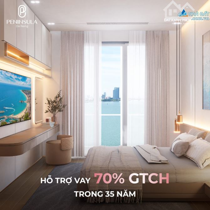 Chỉ 1,96 tỷ (43tr/m2) sở hữu ngay căn hộ hạng sang trực diện sông Hàn - Peninsula Đà Nẵng - 6