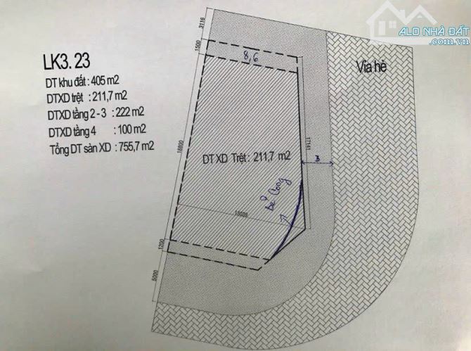 Đất 2 mặt tiền đường lê thị chợ , quận 7- DT 403m - giá 86tr/m2 , đường 30m , cạnh phúhưng