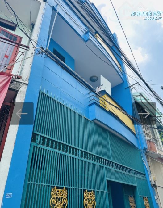 BÙI THỊ XUÂN - TÂN BÌNH - HẺM RỘNG THÔNG - NHÀ 3 TẦNG - 4pn- 45M2 - KHU DÂN TRÍ - AN NINH. - 1